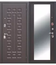 Входная металлическая дверь 10 см МОНАРХ Зеркало Венге