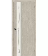 Межкомнатная дверь Финиш Флекс Глейс-1 Twig 3D Cappuccino Twig