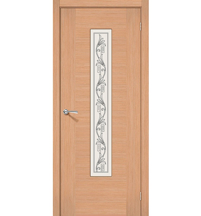 Межкомнатная дверь шпон Рондо Ф-05 (Дуб) Худ.
