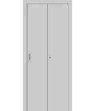Межкомнатная складная дверь  Браво-0 Grey Pro