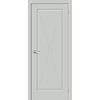 Межкомнатная дверь эмалит Прима-10.Ф2 Grey Matt