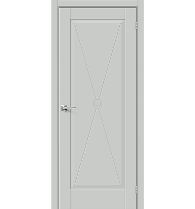 Межкомнатная дверь эмалит Прима-10.Ф2 Grey Matt