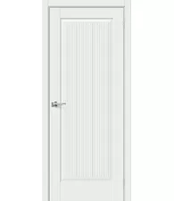 Межкомнатная дверь эмалит Прима-10.Ф7 White Matt