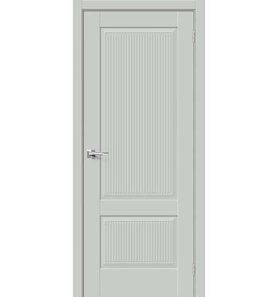 Межкомнатная дверь эмалит Прима-12.Ф7 Grey Matt