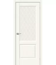 Межкомнатная дверь экошпон Неоклассик-33 White Wood White Сrystal