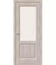 Межкомнатная дверь экошпон Неоклассик-33 Cappuccino Melinga White Сrystal