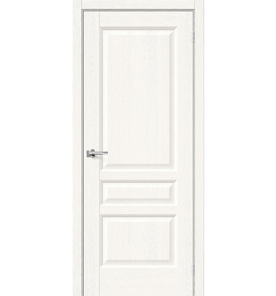 Межкомнатная дверь экошпон Неоклассик-34 White Wood