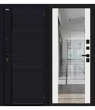 Входная дверь Лайнер-3 Total Black Off-white