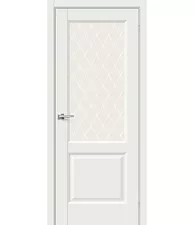Межкомнатная дверь эмалит Неоклассик-33 White Matt White Сrystal