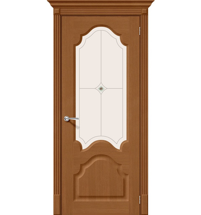 Межкомнатная шпонированная дверь Афина Ф-11 (Орех)   Худ.